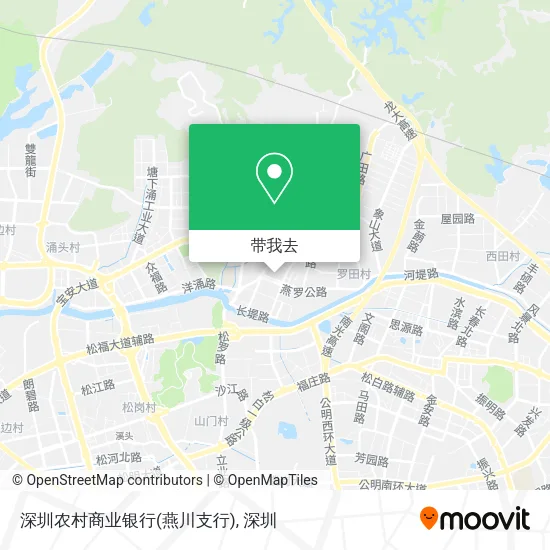 深圳农村商业银行(燕川支行)地图