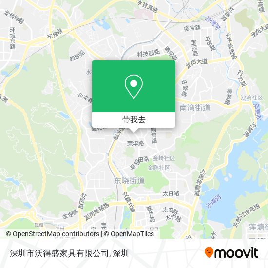 深圳市沃得盛家具有限公司地图