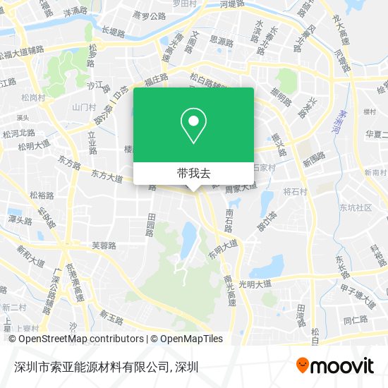 深圳市索亚能源材料有限公司地图