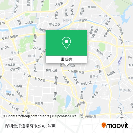 深圳金涞连接有限公司地图