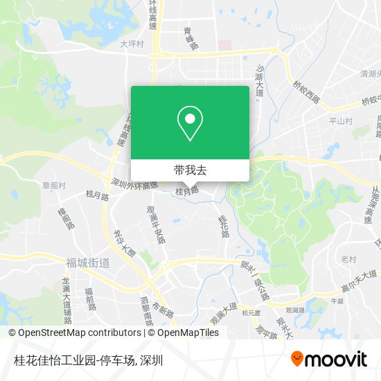 桂花佳怡工业园-停车场地图