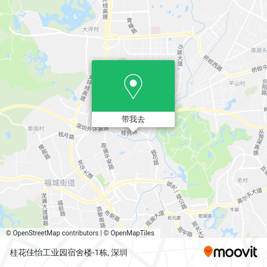 桂花佳怡工业园宿舍楼-1栋地图
