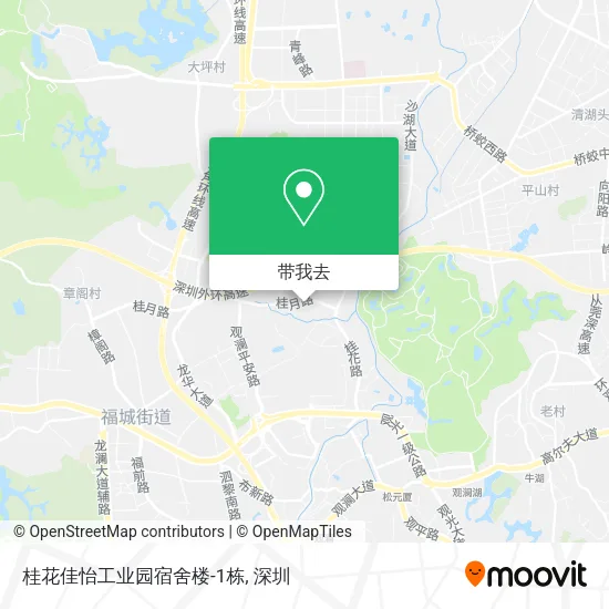 桂花佳怡工业园宿舍楼-1栋地图