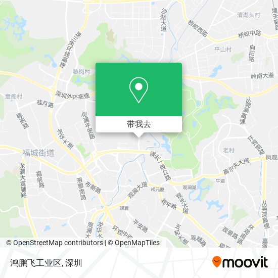 鸿鹏飞工业区地图