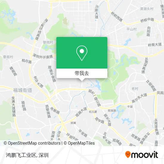 鸿鹏飞工业区地图