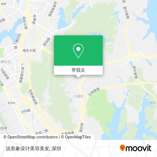 说形象设计美容美发地图