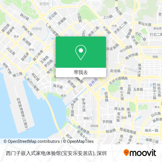 西门子嵌入式家电体验馆(宝安乐安居店)地图