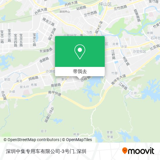 深圳中集专用车有限公司-3号门地图