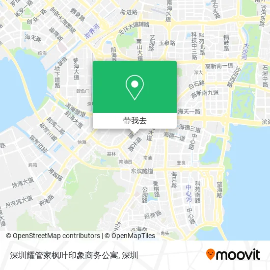 深圳耀管家枫叶印象商务公寓地图