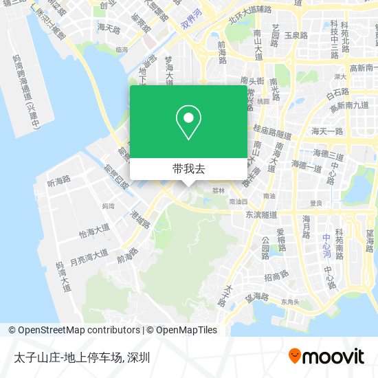 太子山庄-地上停车场地图