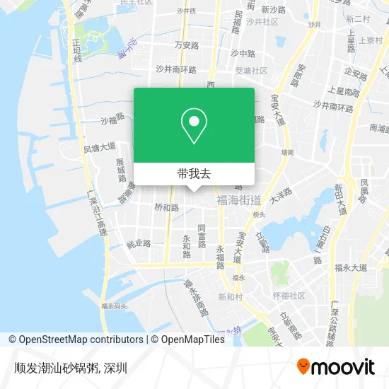 顺发潮汕砂锅粥地图