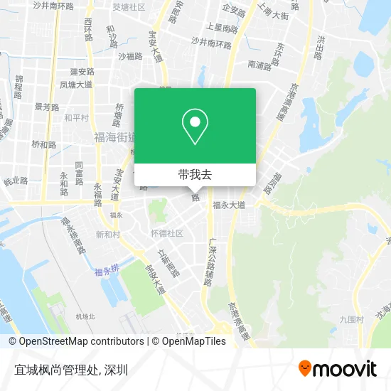 宜城枫尚管理处地图