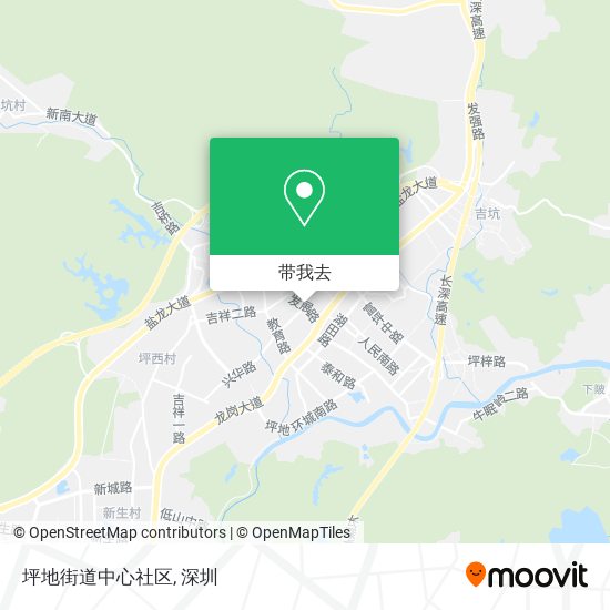 坪地街道中心社区地图