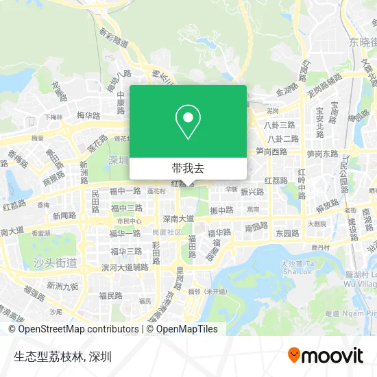 生态型荔枝林地图