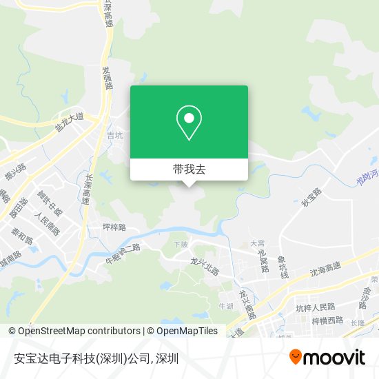 安宝达电子科技(深圳)公司地图