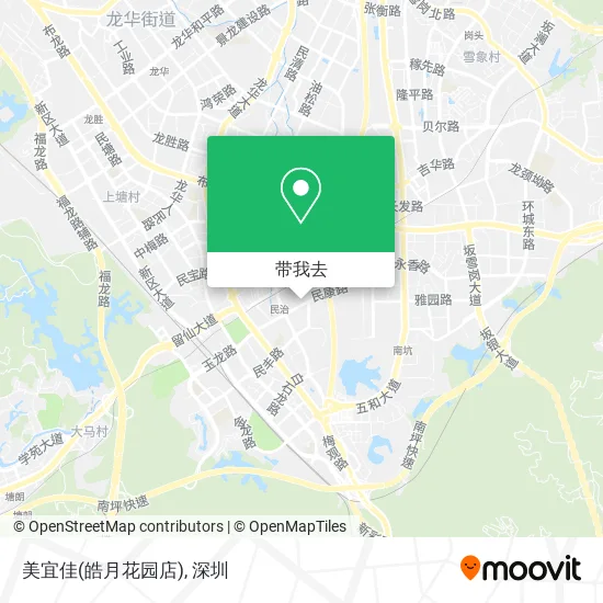 美宜佳(皓月花园店)地图