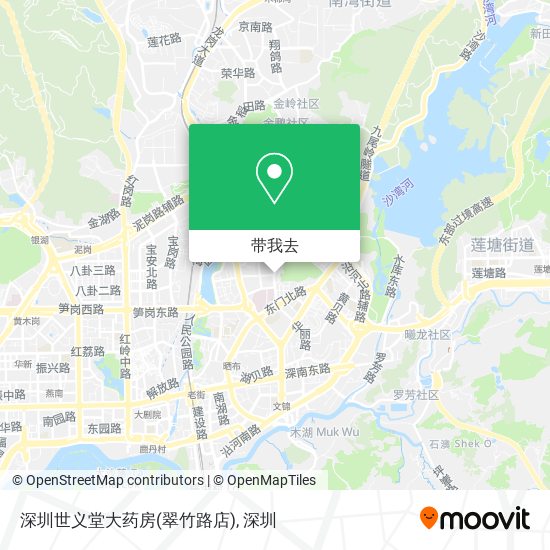 深圳世义堂大药房(翠竹路店)地图