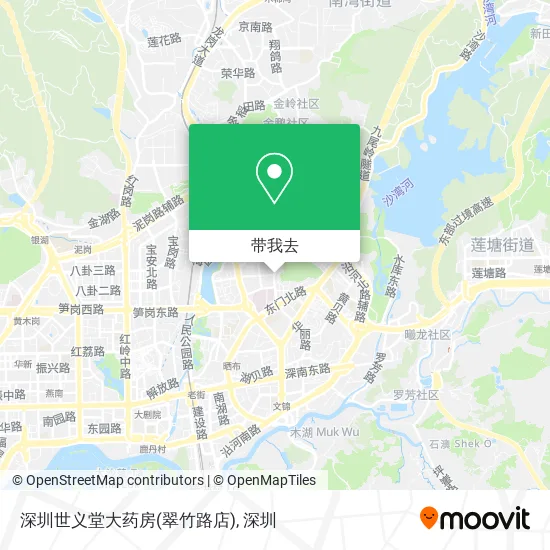 深圳世义堂大药房(翠竹路店)地图