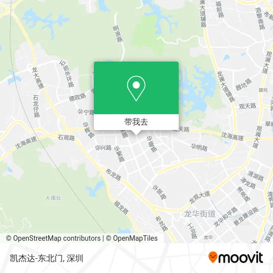 凯杰达-东北门地图