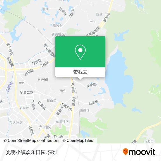 光明小镇欢乐田园地图