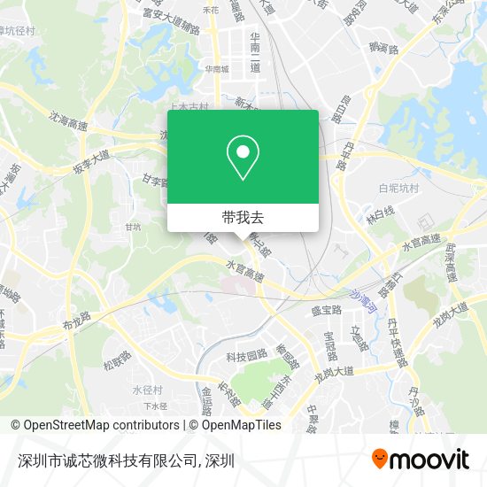 深圳市诚芯微科技有限公司地图