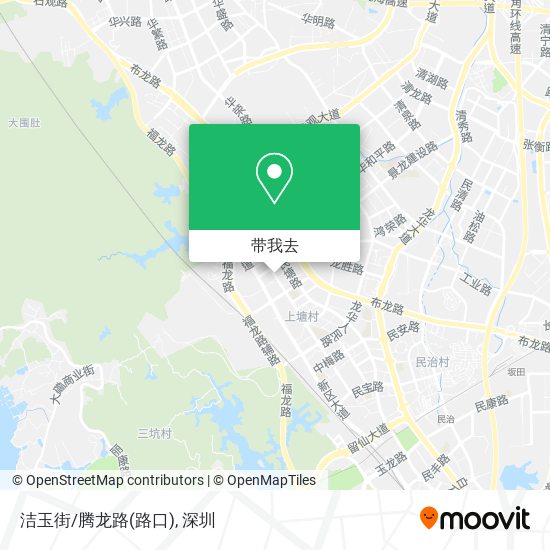 洁玉街/腾龙路(路口)地图