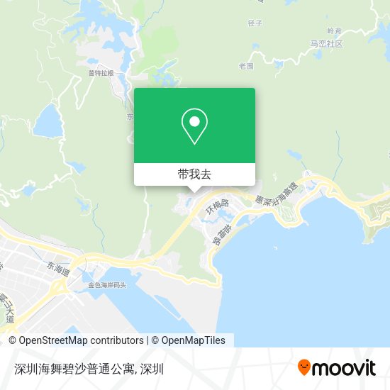 深圳海舞碧沙普通公寓地图