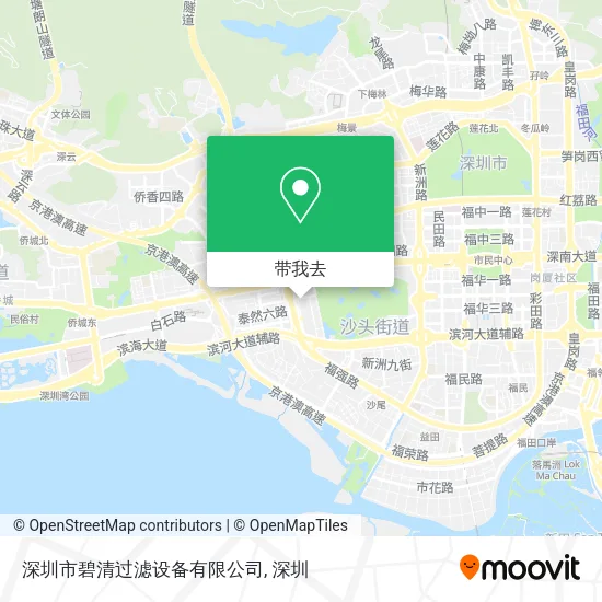 深圳市碧清过滤设备有限公司地图
