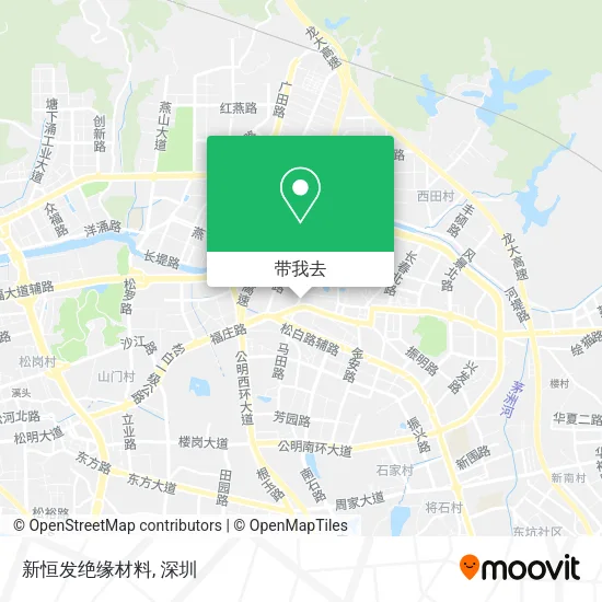 新恒发绝缘材料地图