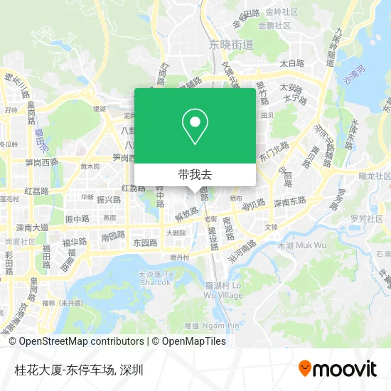 桂花大厦-东停车场地图