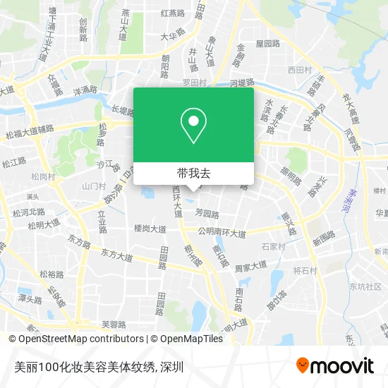 美丽100化妆美容美体纹绣地图