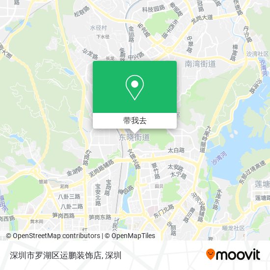 深圳市罗湖区运鹏装饰店地图