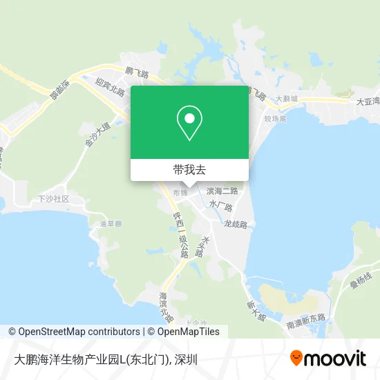 大鹏海洋生物产业园L(东北门)地图