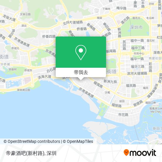 帝豪酒吧(新村路)地图