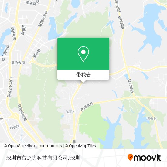 深圳市富之力科技有限公司地图