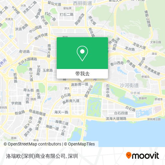洛瑞欧(深圳)商业有限公司地图
