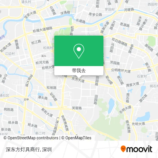 深东方灯具商行地图