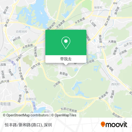 恒丰路/新和路(路口)地图