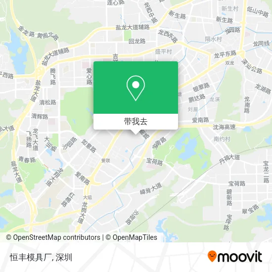 恒丰模具厂地图