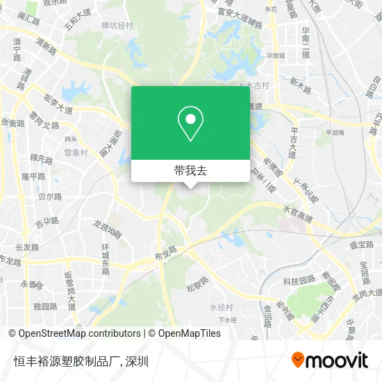 恒丰裕源塑胶制品厂地图