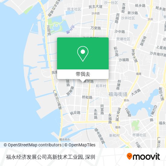 福永经济发展公司高新技术工业园地图