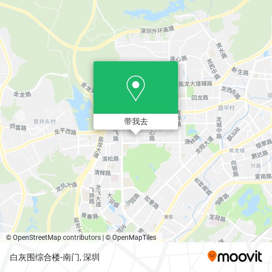 白灰围综合楼-南门地图