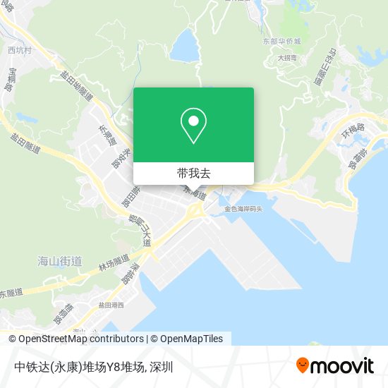 中铁达(永康)堆场Y8堆场地图