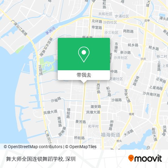 舞大师全国连锁舞蹈学校地图