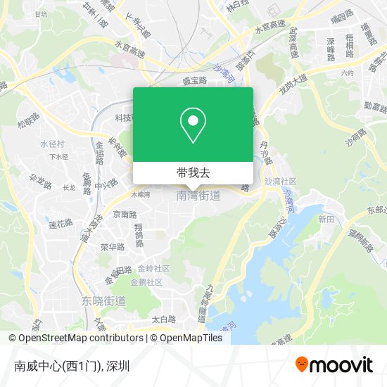 南威中心(西1门)地图