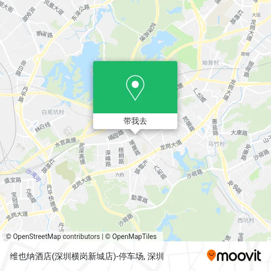 维也纳酒店(深圳横岗新城店)-停车场地图