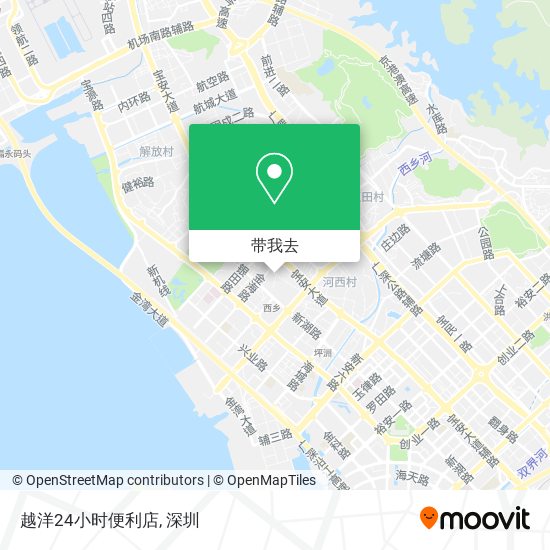 越洋24小时便利店地图