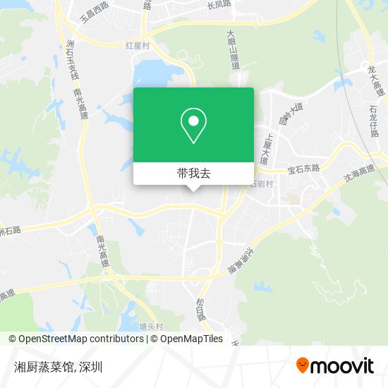 湘厨蒸菜馆地图
