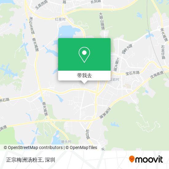 正宗梅洲汤粉王地图