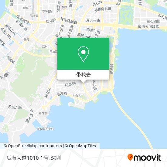 后海大道1010-1号地图